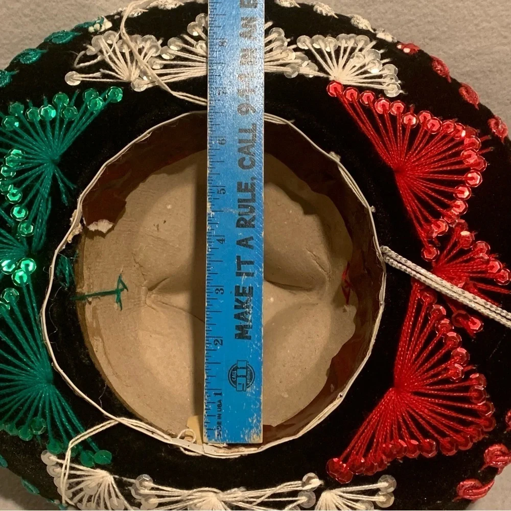 Mexican Kids Mariachi Hat Tricolor Sombrero